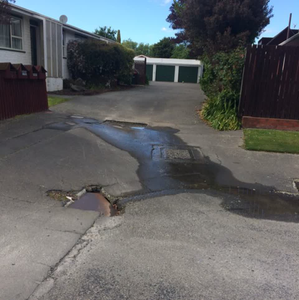 The photograph attached to this water supply report