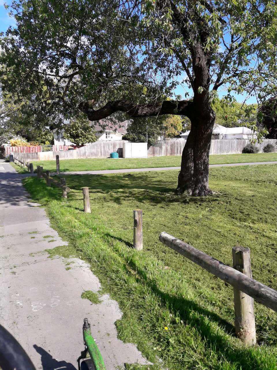 The photograph attached to this parks report