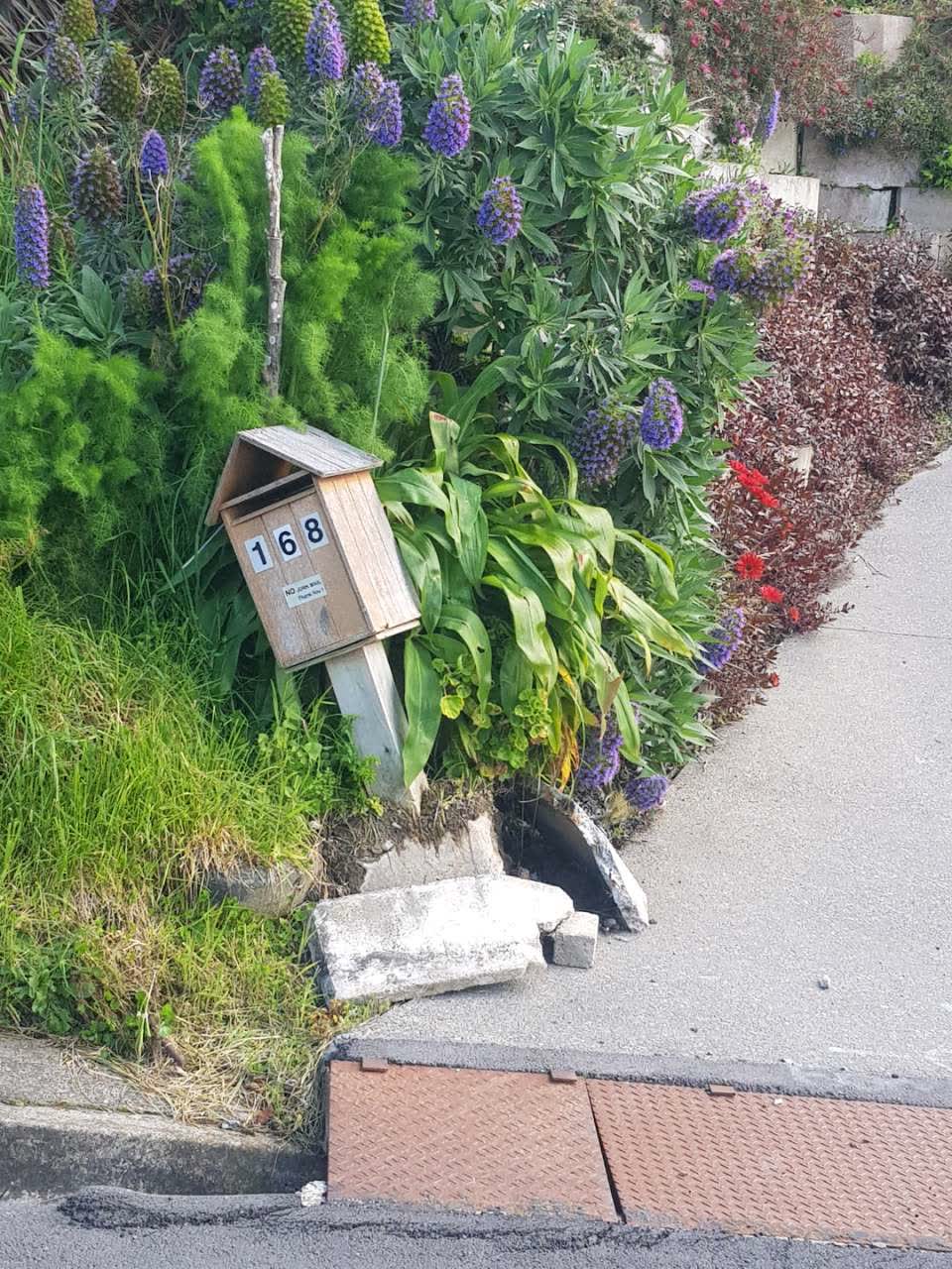 The photograph attached to this rubbish/recycling report