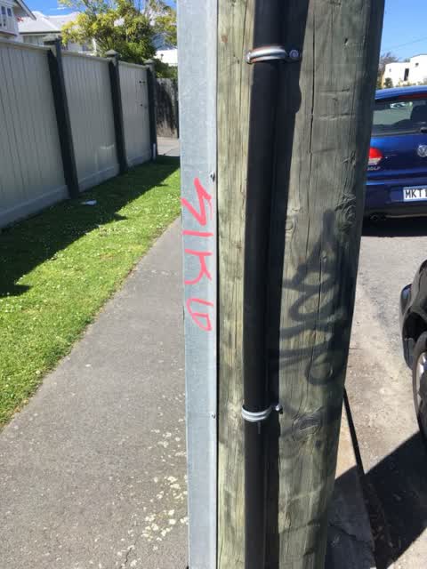 Graffiti, a report photo