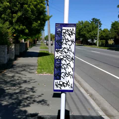 Graffiti, a report photo