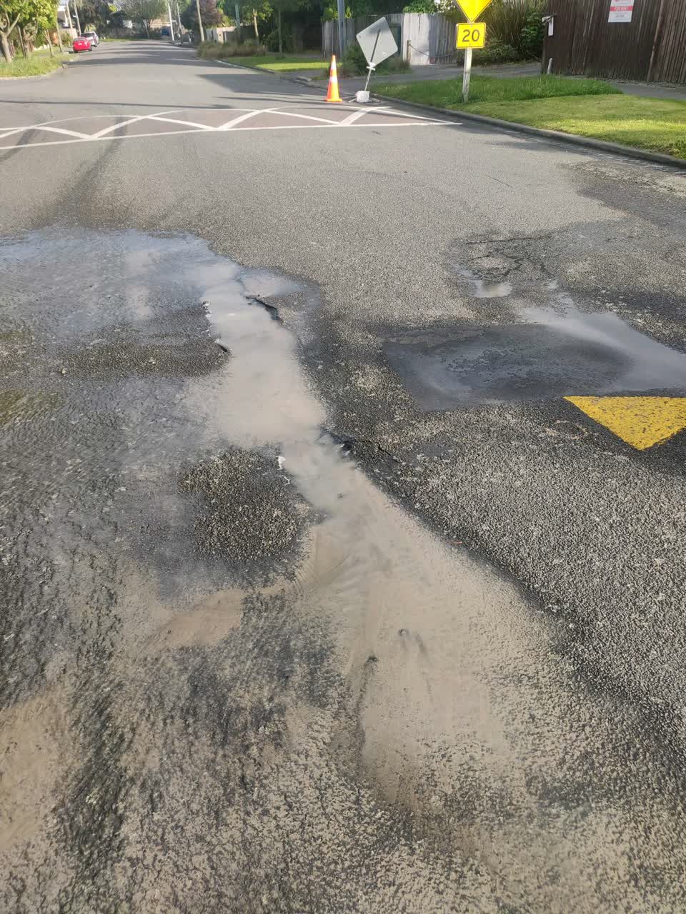 The photograph attached to this wastewater/stormwater report