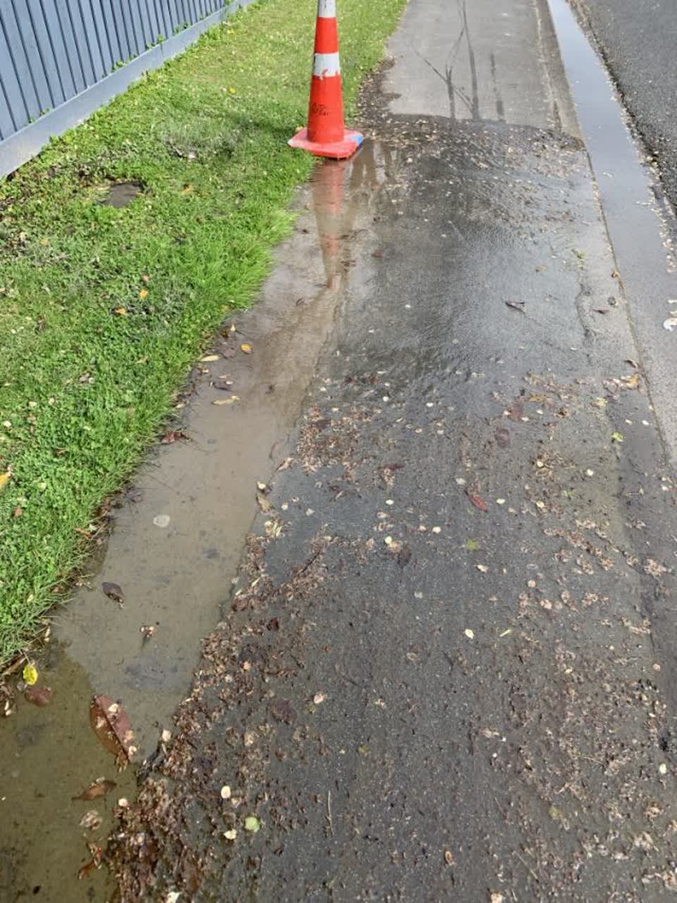 The photograph attached to this water supply report