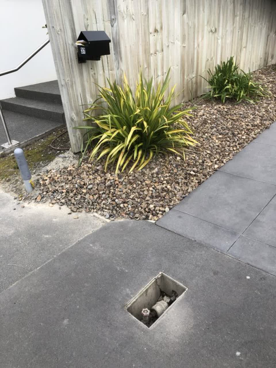 The photograph attached to this wastewater/stormwater report