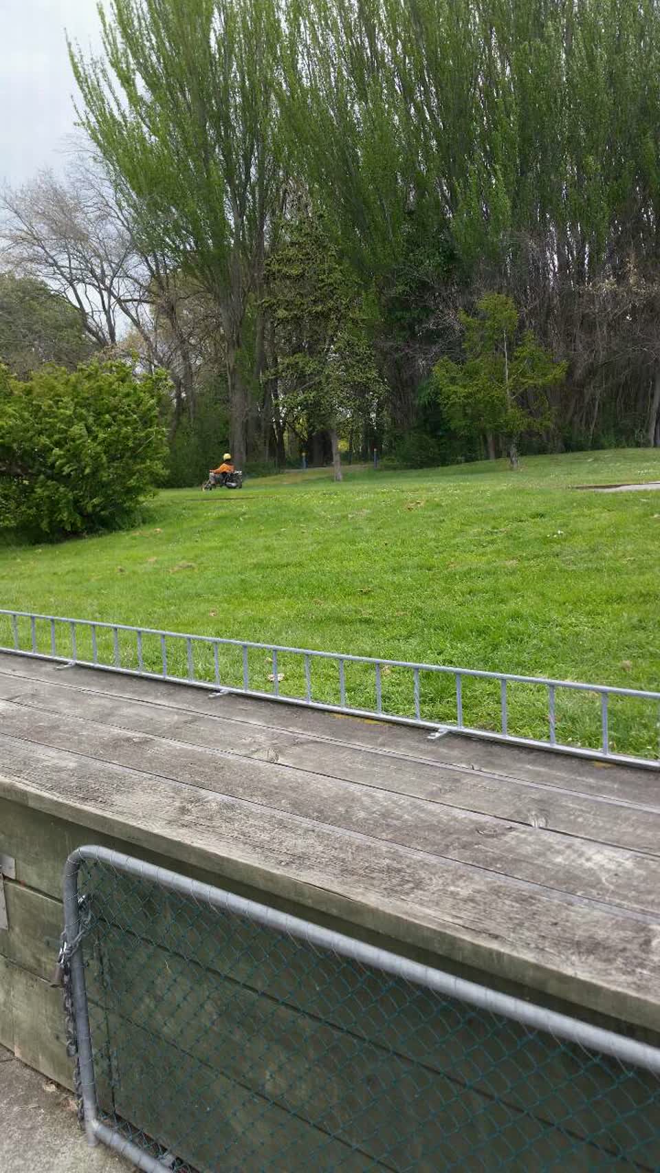 The photograph attached to this parks report