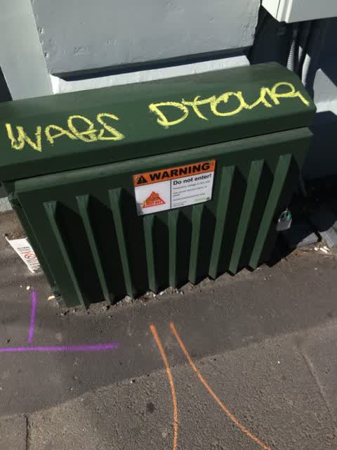 Graffiti, a report photo