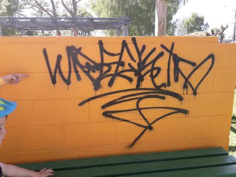 Graffiti — a report photo