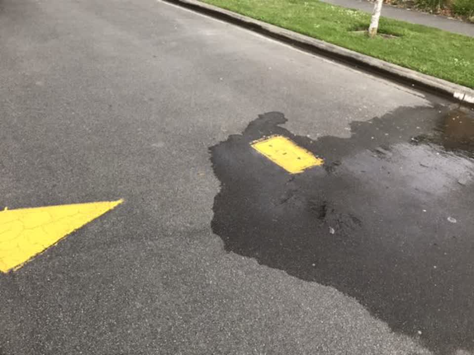 The photograph attached to this water supply report