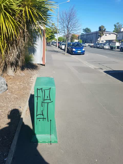 Graffiti, a report photo