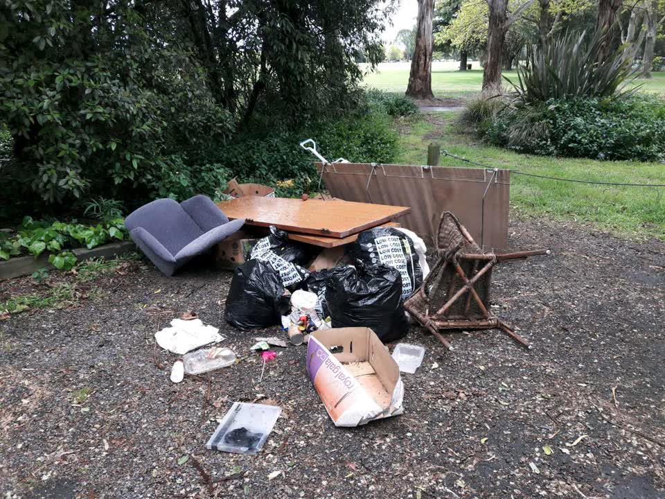 The photograph attached to this parks report