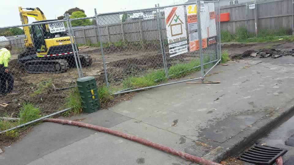 The photograph attached to this wastewater/stormwater report