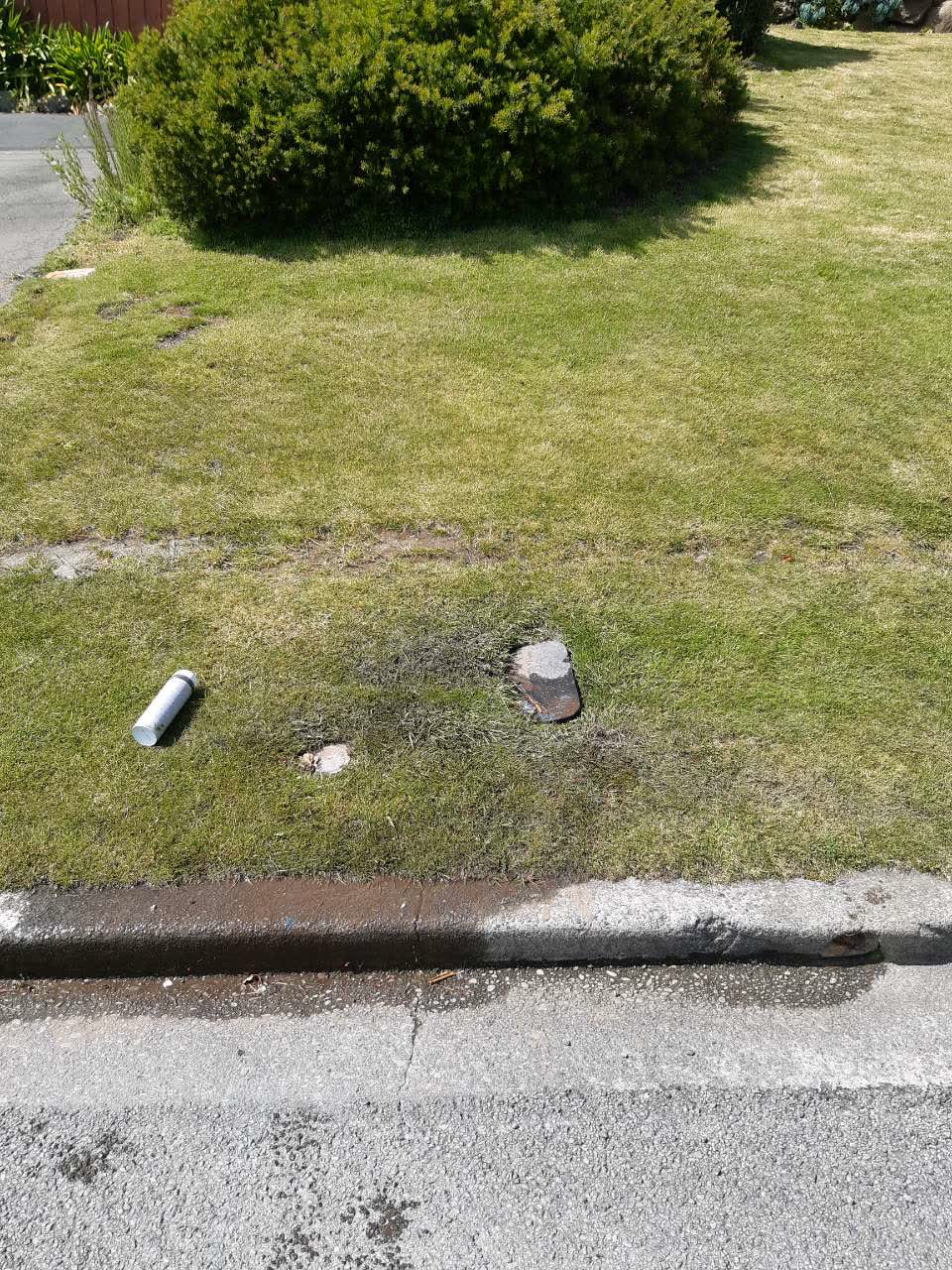 The photograph attached to this water supply report