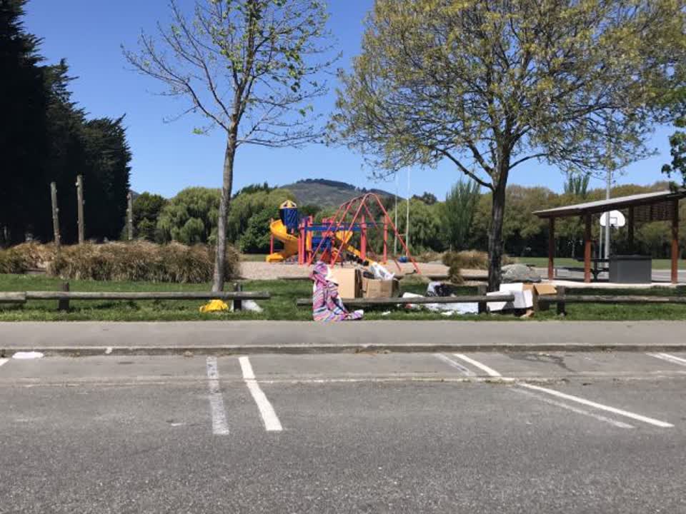 The photograph attached to this rubbish/recycling report