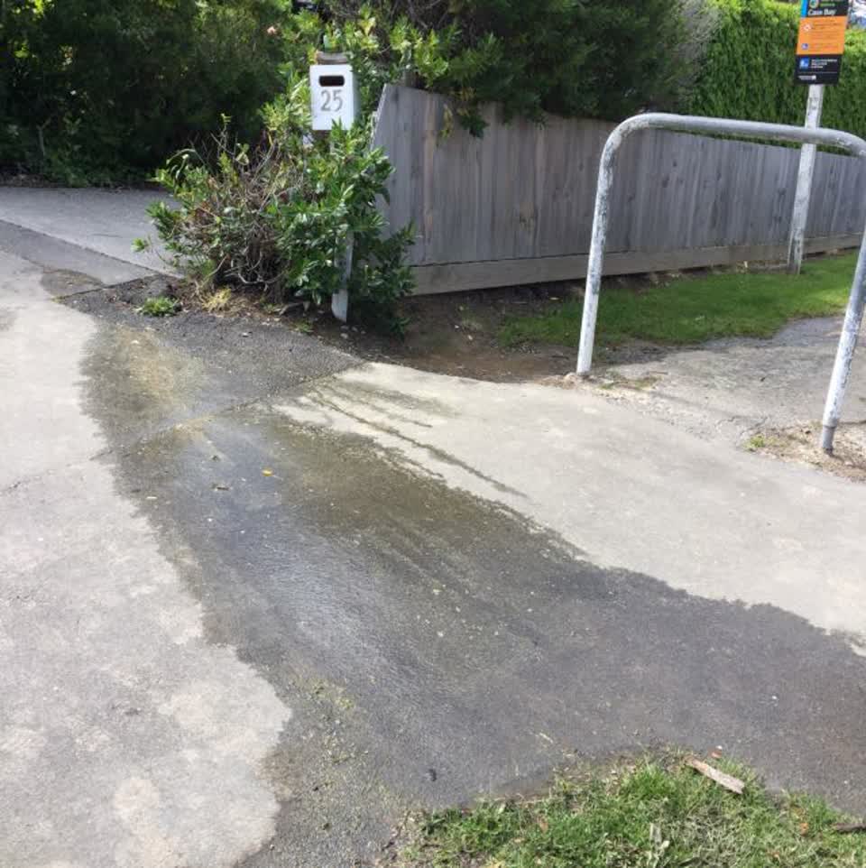 The photograph attached to this water supply report