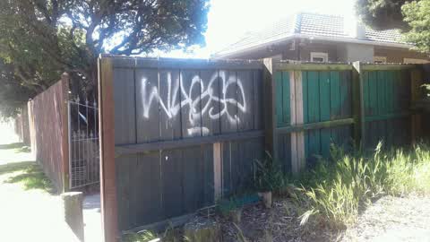 Graffiti, a report photo