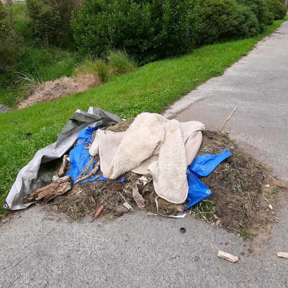 The photograph attached to this rubbish/recycling report