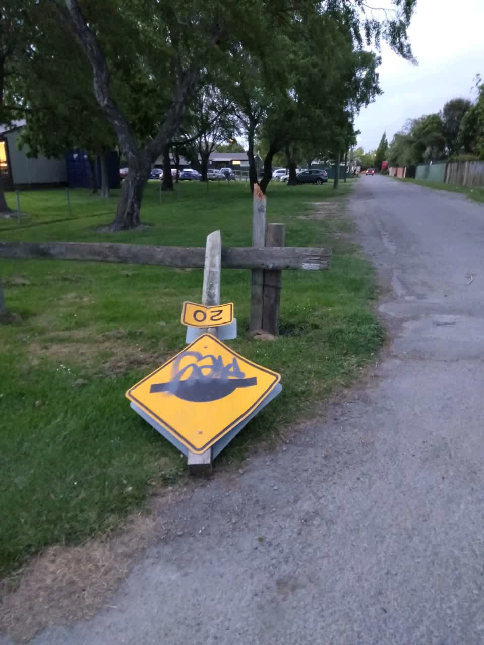 The photograph attached to this parks report