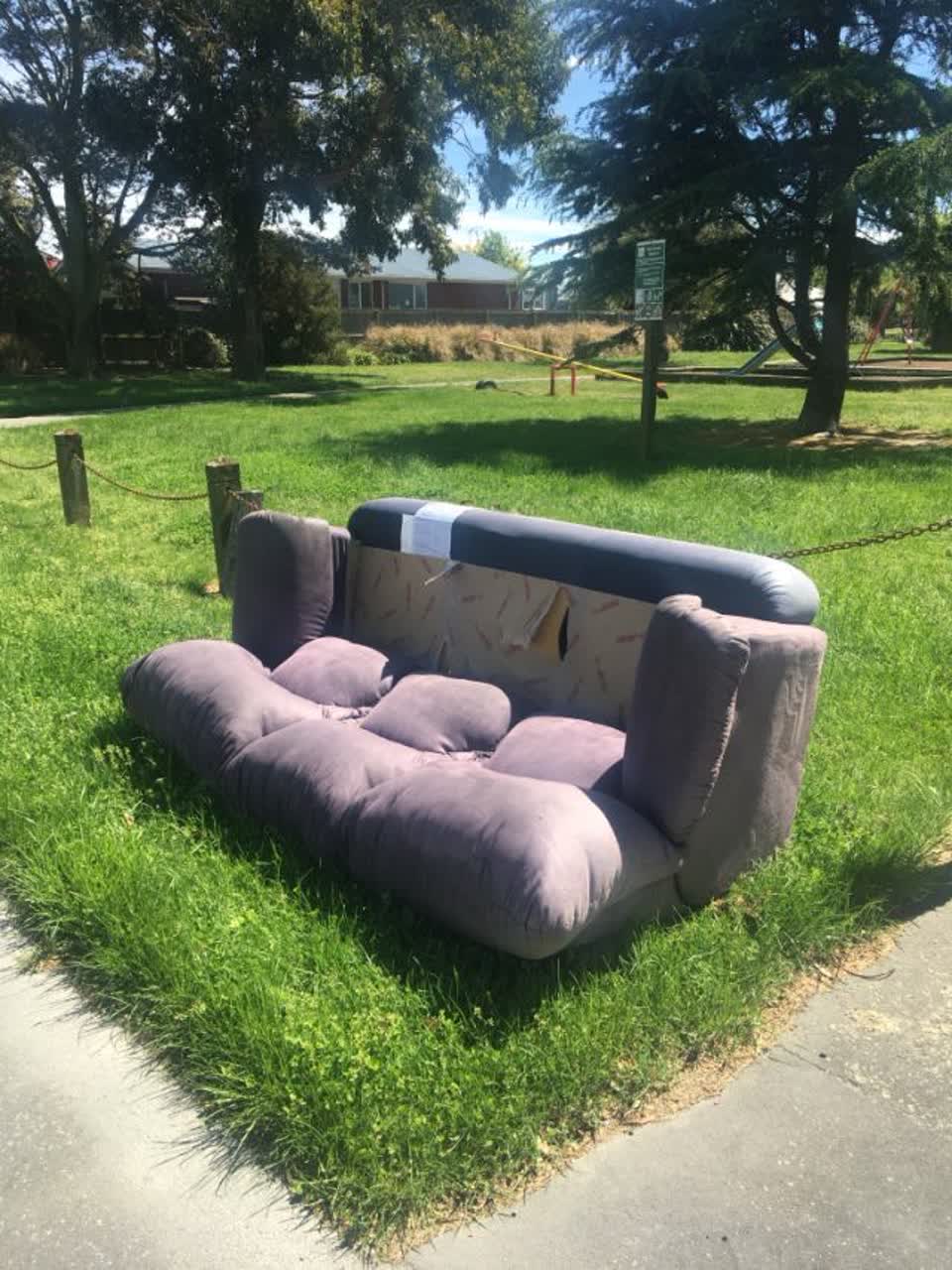 The photograph attached to this parks report