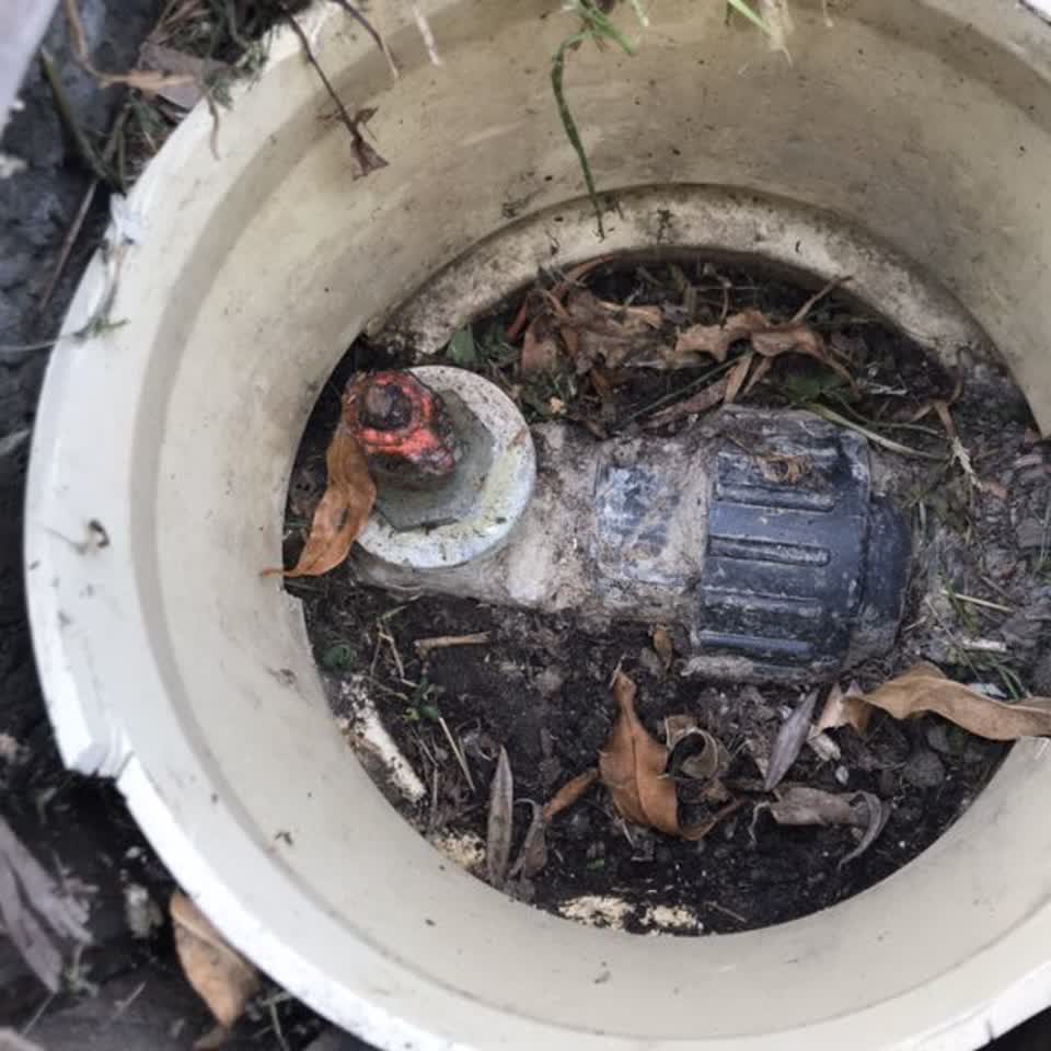 The photograph attached to this water supply report