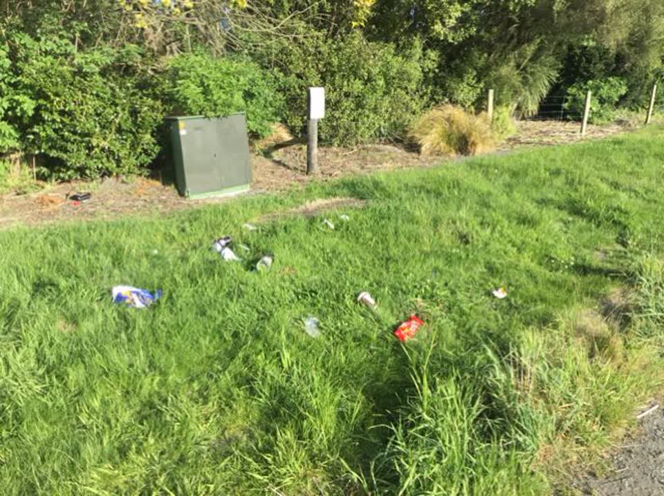 The photograph attached to this rubbish/recycling report