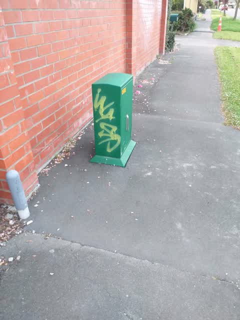 Graffiti, a report photo