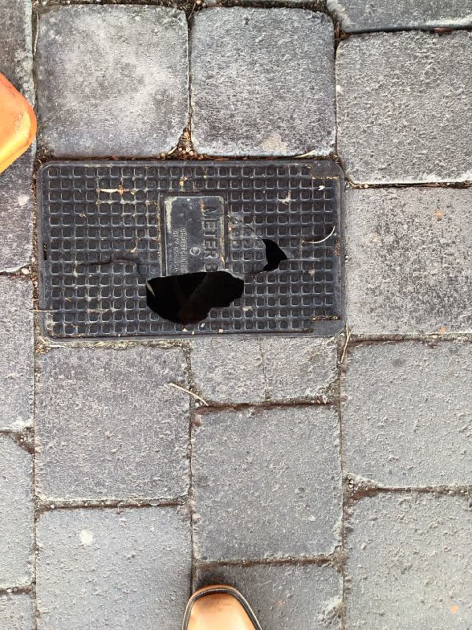 The photograph attached to this water supply report