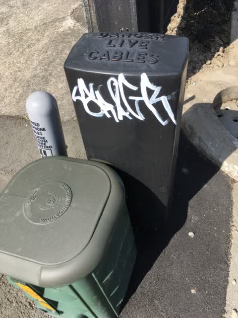 Graffiti, a report photo