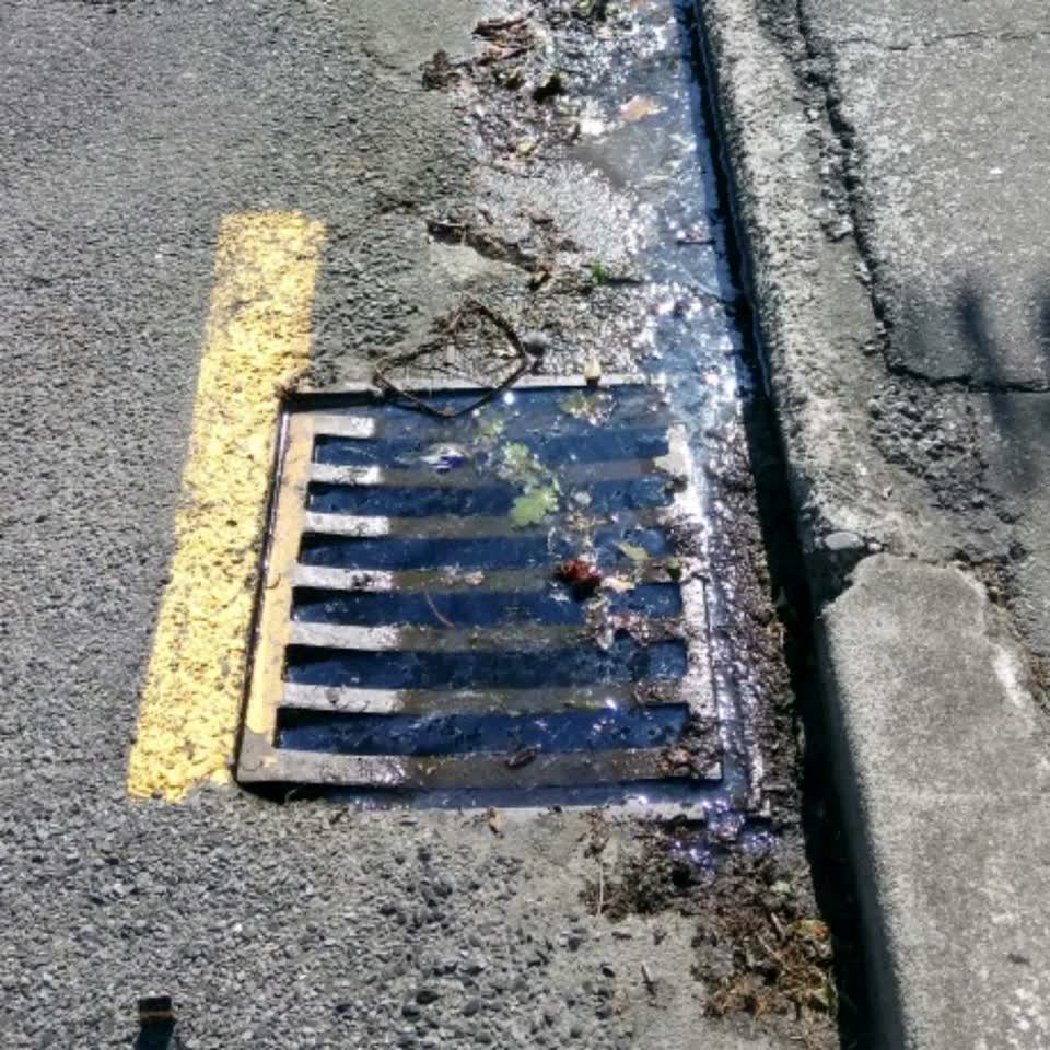 The photograph attached to this wastewater/stormwater report