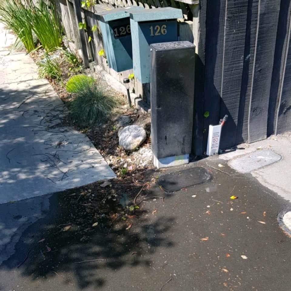 The photograph attached to this water supply report