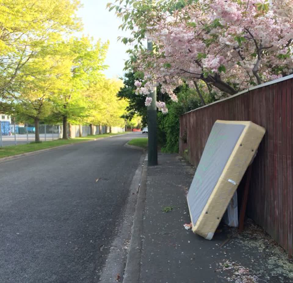 The photograph attached to this rubbish/recycling report