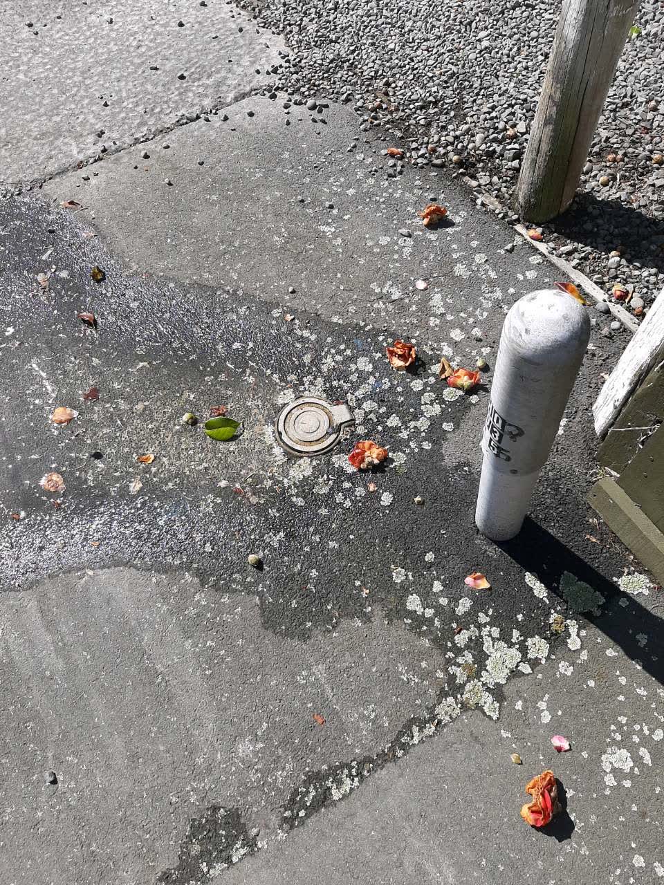 The photograph attached to this wastewater/stormwater report