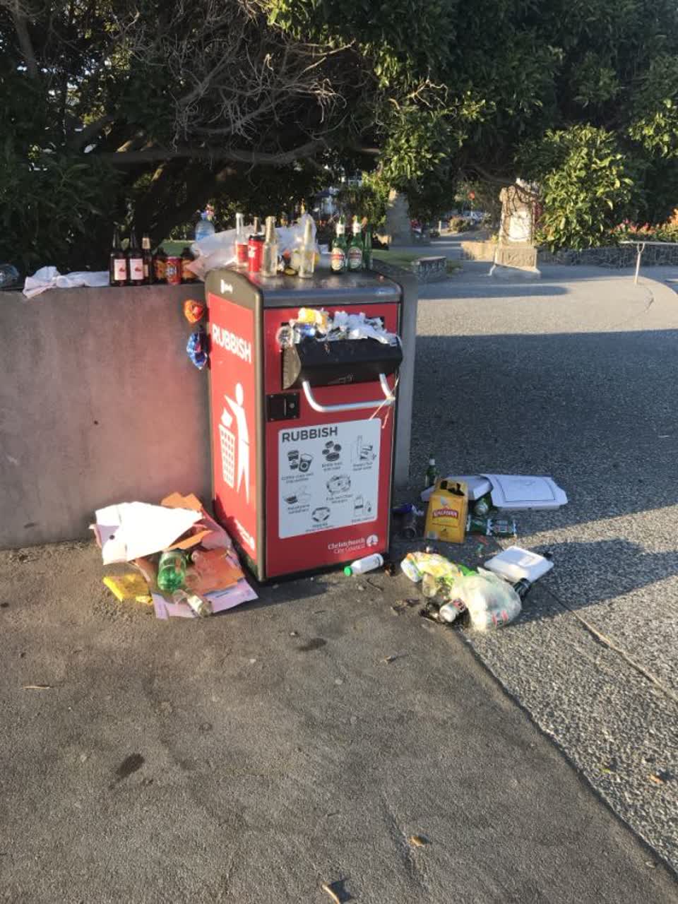 The photograph attached to this parks report