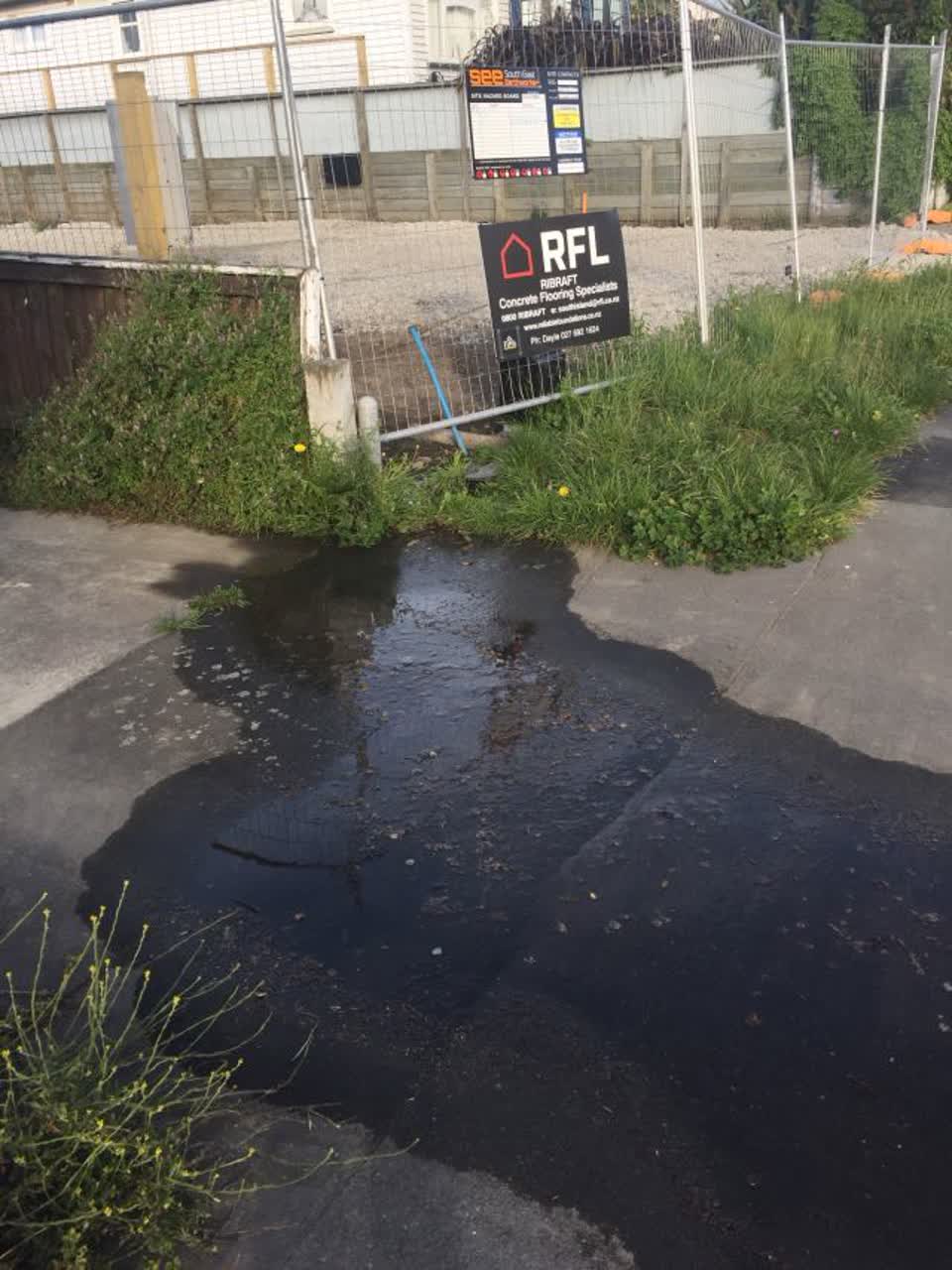 The photograph attached to this water supply report