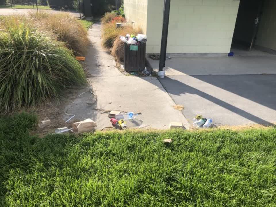 The photograph attached to this rubbish/recycling report