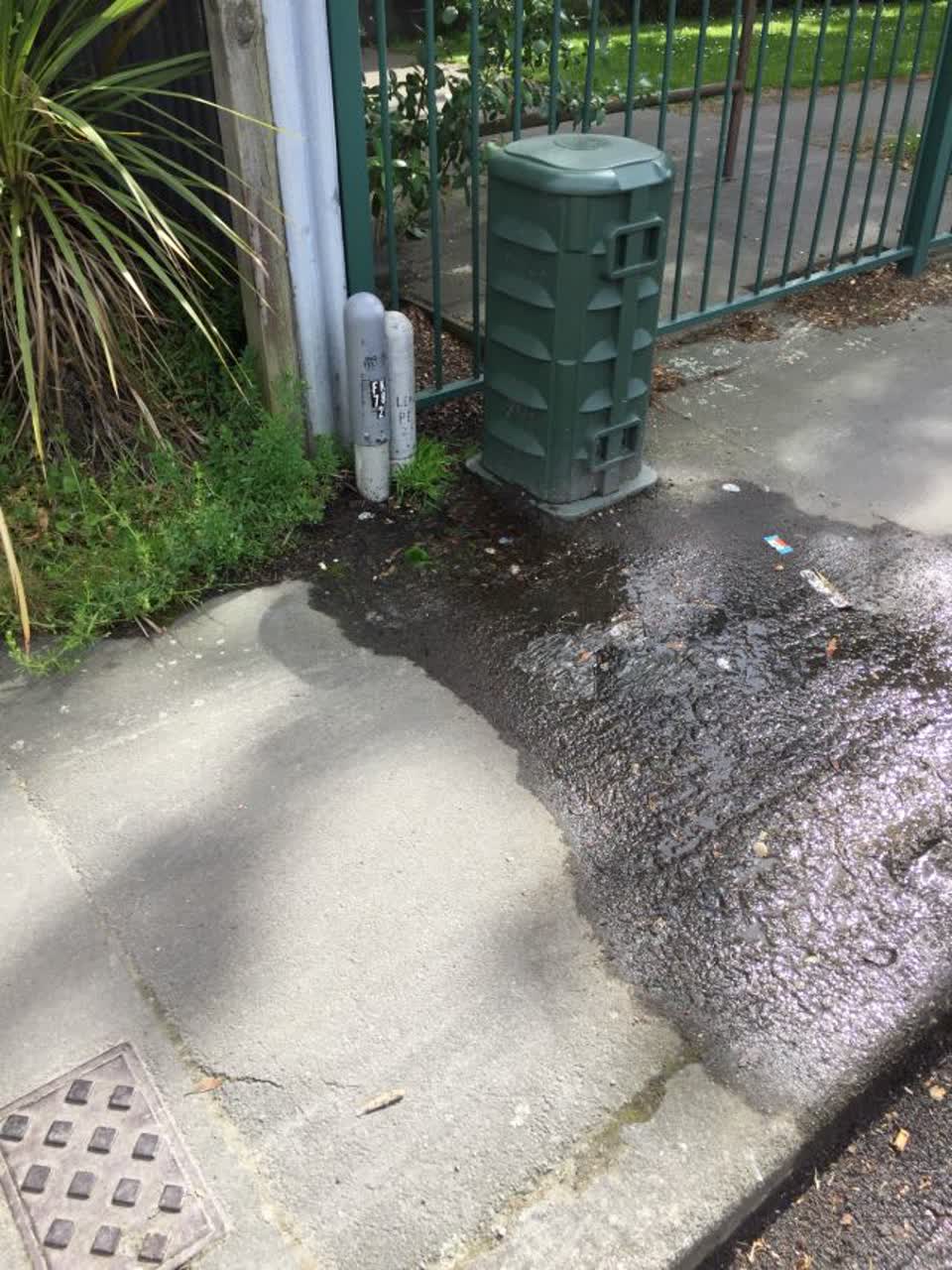 The photograph attached to this water supply report