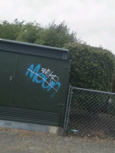 Graffiti, a report photo