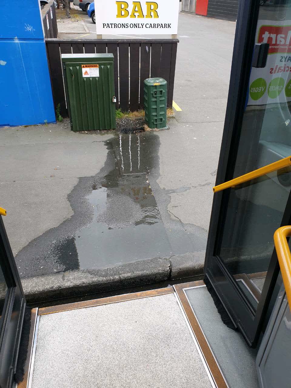 The photograph attached to this water supply report