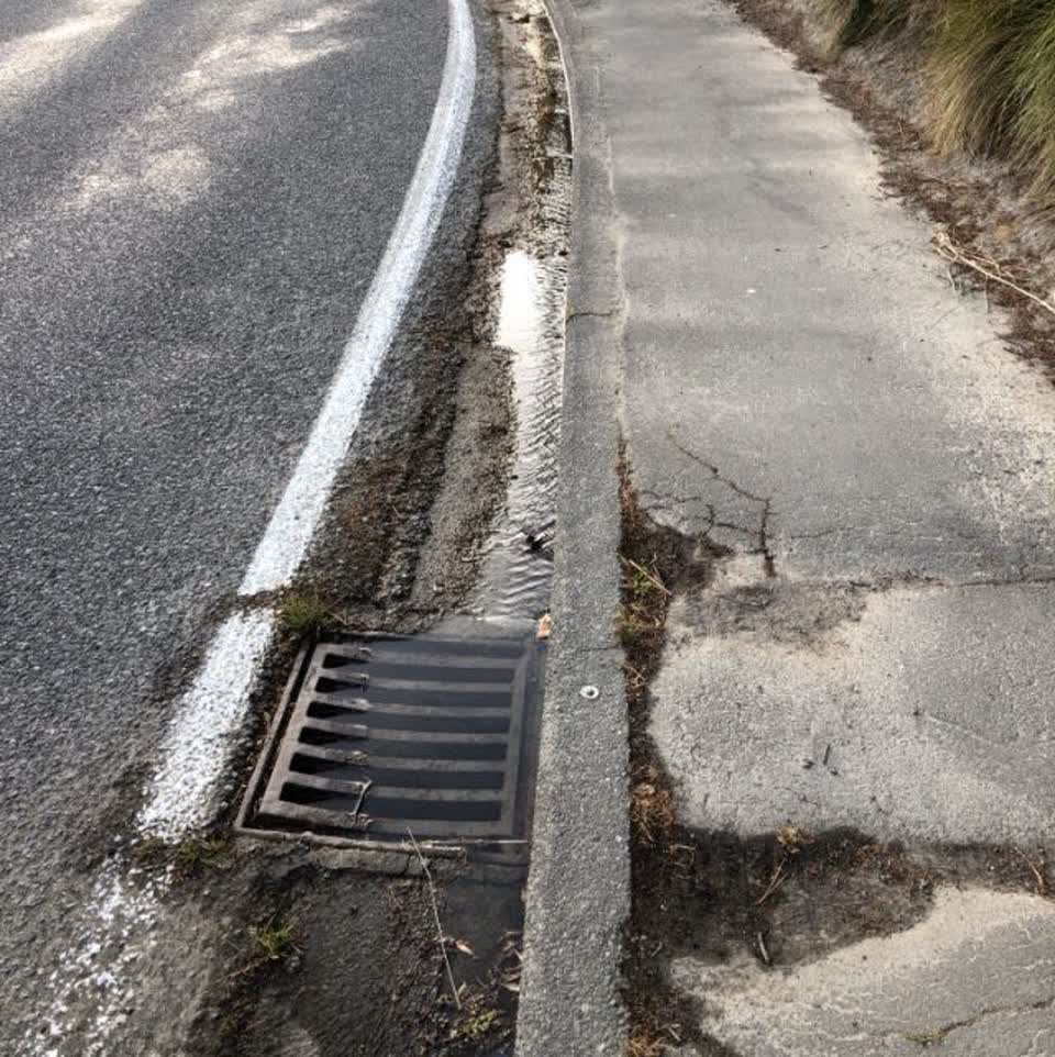 The photograph attached to this wastewater/stormwater report