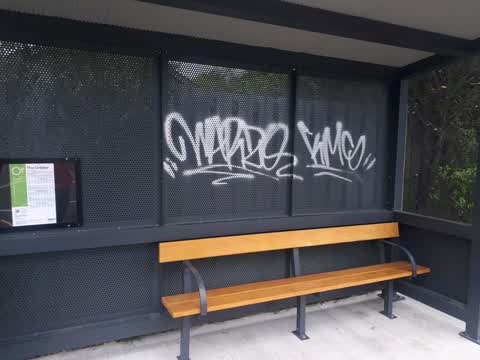 Graffiti, a report photo