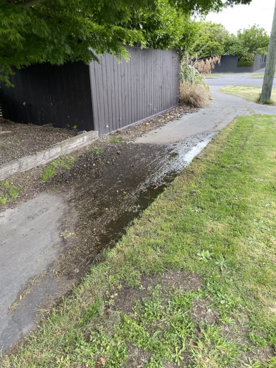The photograph attached to this water supply report
