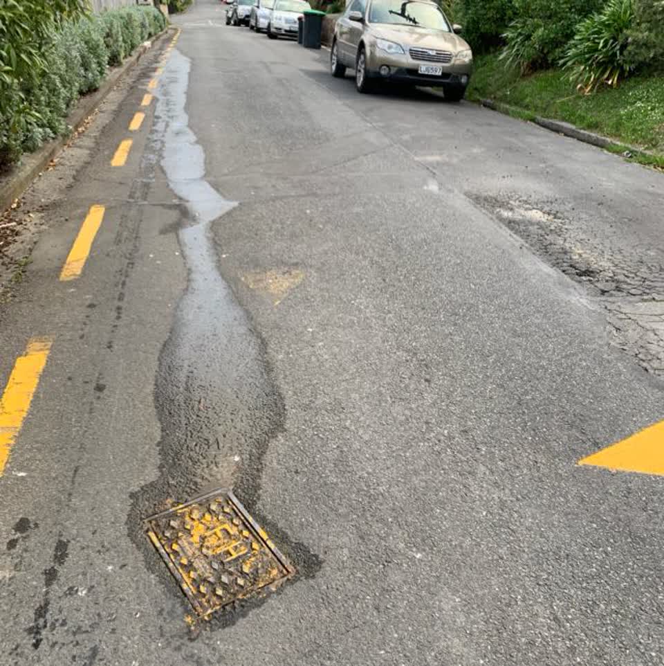 The photograph attached to this wastewater/stormwater report