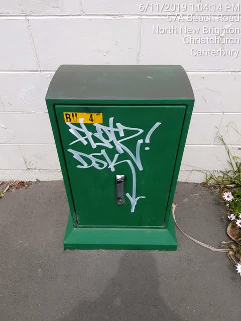 Graffiti, a report photo