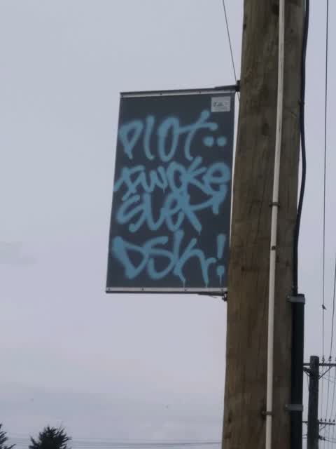Graffiti, a report photo