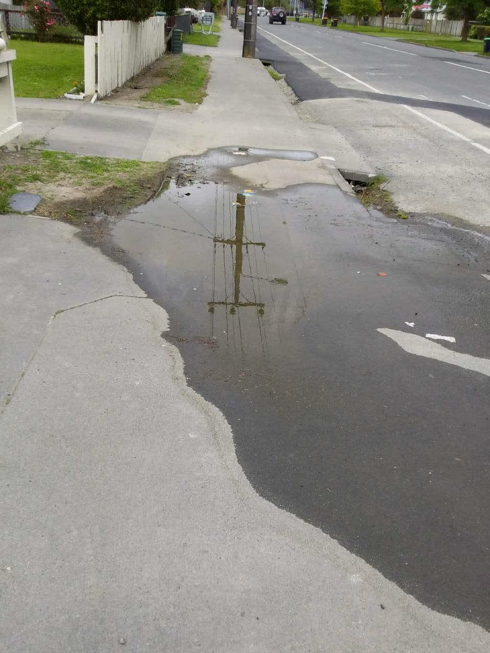 The photograph attached to this water supply report
