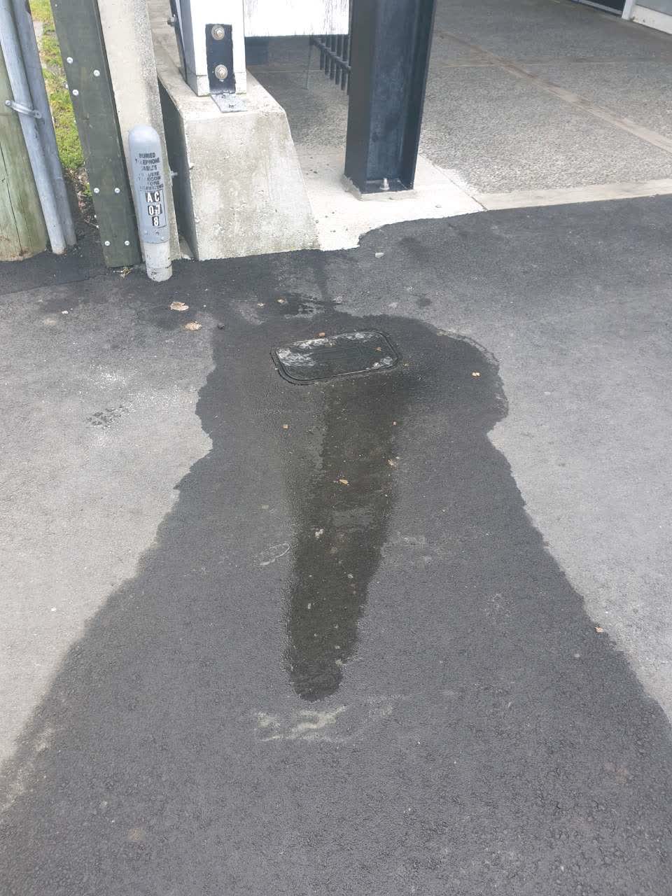 The photograph attached to this water supply report
