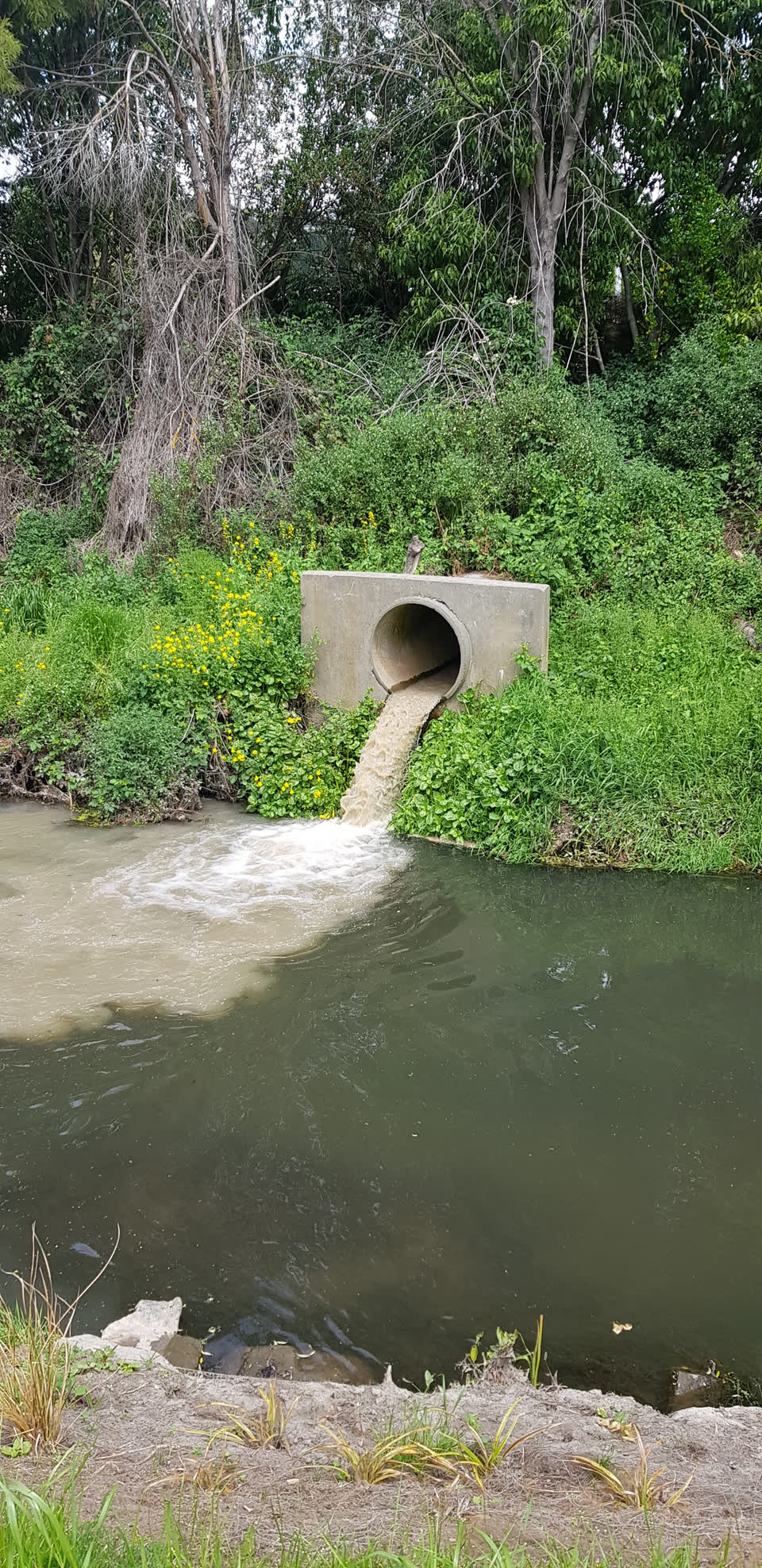 The photograph attached to this wastewater/stormwater report