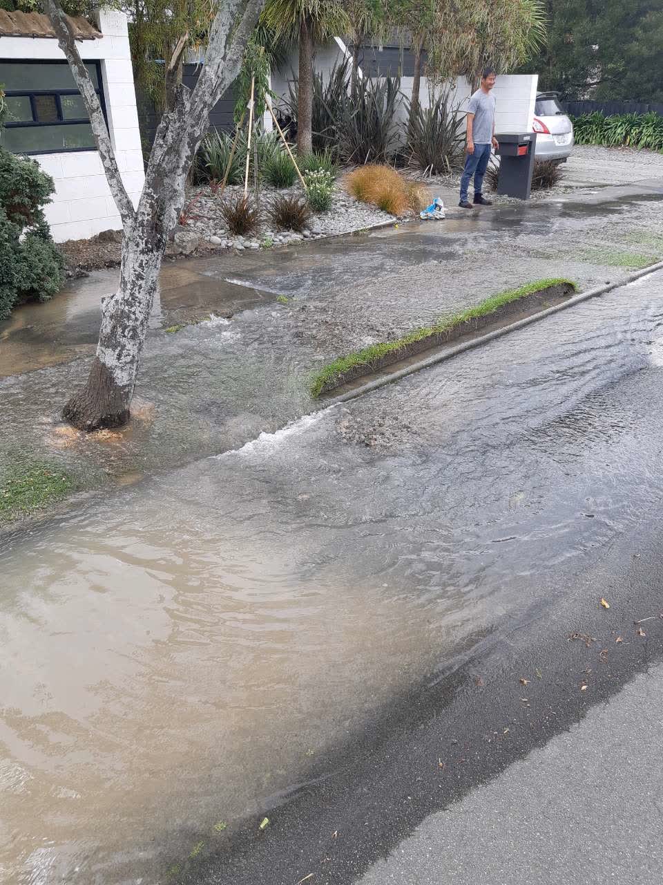 The photograph attached to this water supply report