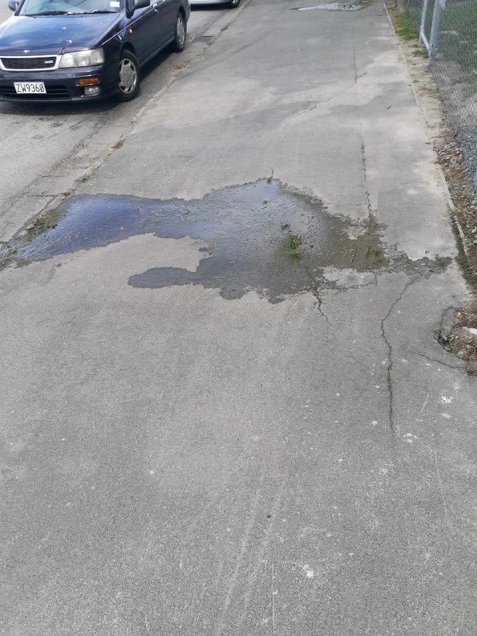 The photograph attached to this water supply report