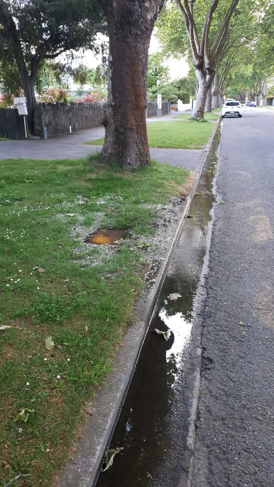 The photograph attached to this water supply report