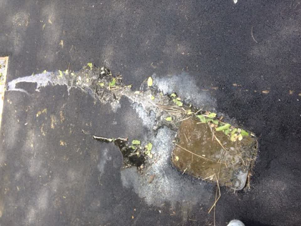 The photograph attached to this water supply report